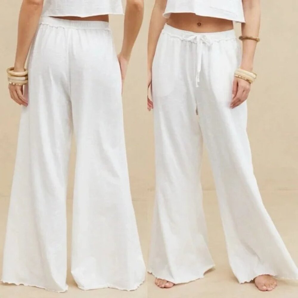 Aerie Summer House Wide Leg Flowy Pants NWT